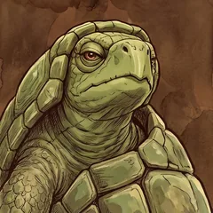 A tortoise, unimpressed.
